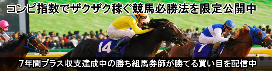 本日も的中率１００％！！勢いが止まりません！！ | コンピ指数&データ競馬でザクザク稼ぐ最新無料競馬予想法を限定公開中